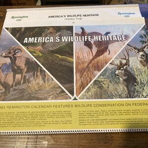 Vintage 1983 Remington Arms calendar